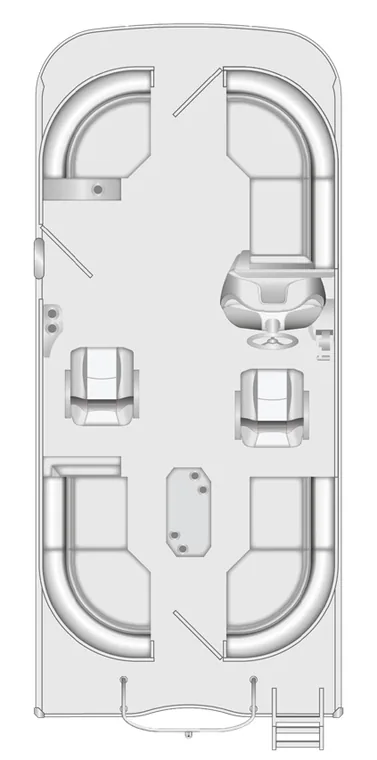 2026 Berkshire 20CL2 LE pontoon floorplan layout