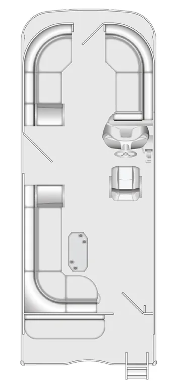2026 Berkshire 24CL2 CTS pontoon floorplan layout