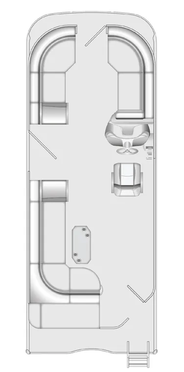 2026 Berkshire 24CL2 LE pontoon floorplan layout